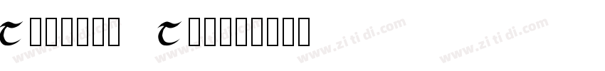 Tolkein Trail字体转换